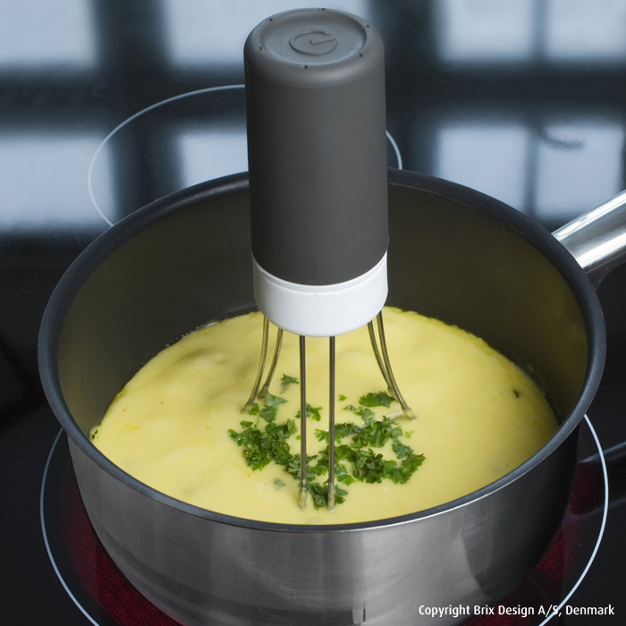 Auto Cooking Stirrer - 3 Speed Auto Handsfree Battery Operated Pot Sauce  Mixer