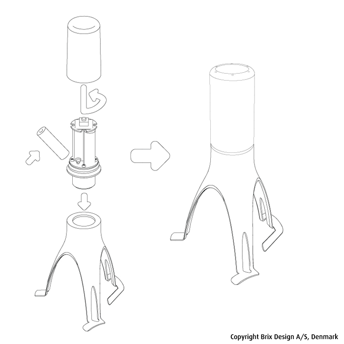 Brix Design A/S  Stirr - 3-Speed Sauce Stirrer